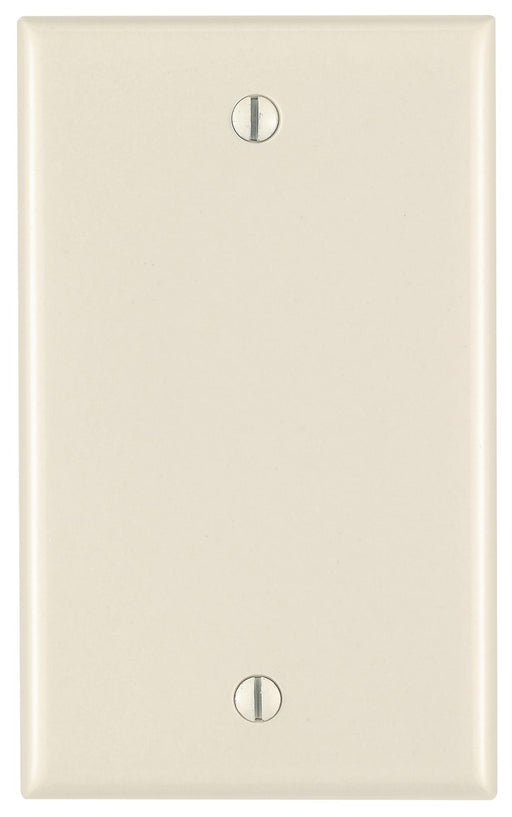 Leviton Electrical Wall Plate, Blank, 1-Gang - Light Almond