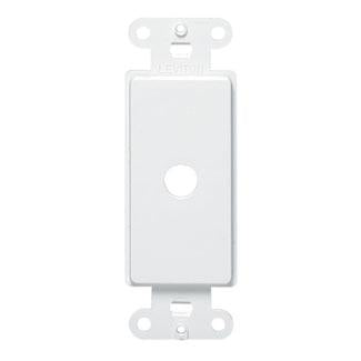 Leviton Decora Dimmer Shaft Adapter, 406" Hole, Plastic, White    