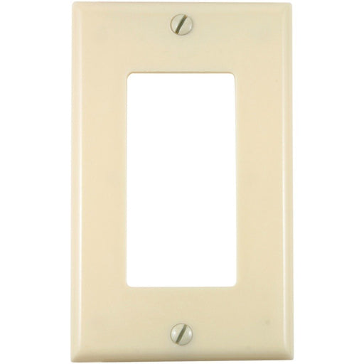 Leviton Electrical Wall Plate, Decora, 1-Gang - Ivory