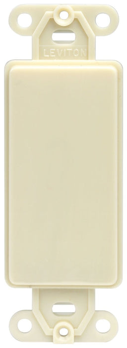 Leviton Electrical Wall Plate, Decora Blank Insert - Ivory