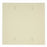 Leviton Blank Wall Plate, 2-Gang, Nylon, Ivory, Standard, Box Mount    