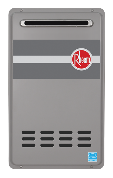 Rheem RTG-95XLP Tankless Water Heater, Liquid Propane 199,000 BTU Max Direct Vent Whole House Residential/Commercial - Outdoor, 9.5 GPM