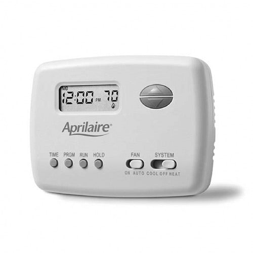 Aprilaire Thermostat, Single-Stage Heat/Cool or Heat Pump Programmable Thermostat