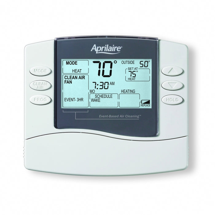 Aprilaire Thermostat, Programmable Dual Powered Universal Thermostat 