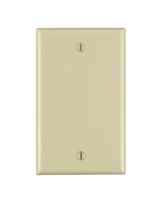 Leviton Electrical Wall Plate, Blank, 1-Gang - Ivory
