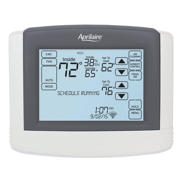 Aprilaire Thermostat, Touch Screen Wi-Fi IAQ Thermostat, Works w/Alexa - w/Event-Based Air Cleaning