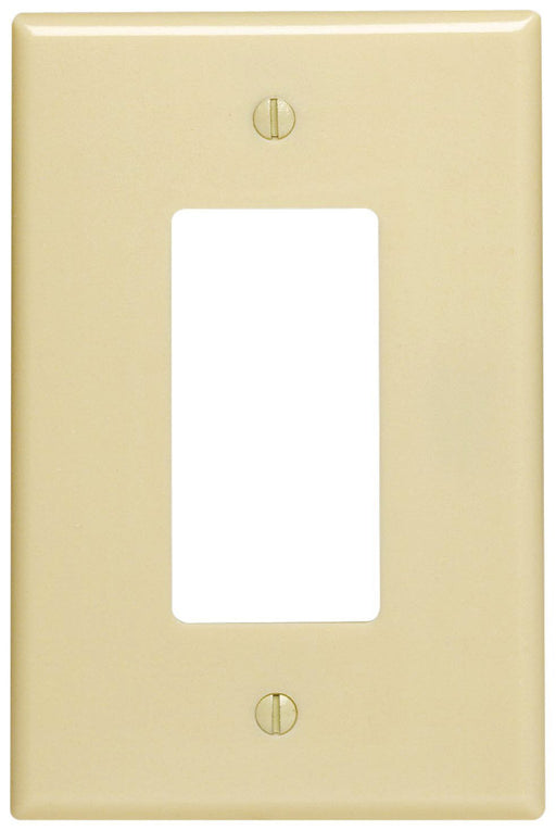Leviton Electrical Wall Plate, Oversized Decora/GFCI Decora, 1-Gang - Ivory