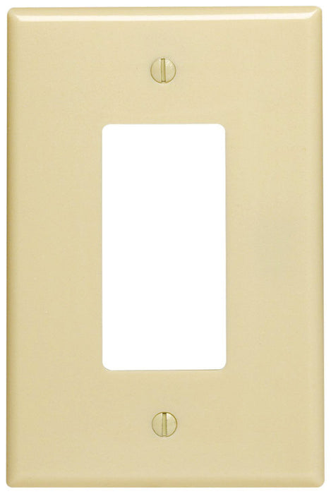 Leviton Electrical Wall Plate, Oversized Decora/GFCI Decora, 1-Gang - Ivory