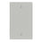 Leviton Electrical Wall Plate, Blank, 1-Gang - Gray