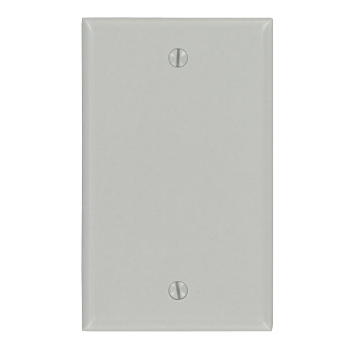 Leviton Electrical Wall Plate, Blank, 1-Gang - Gray