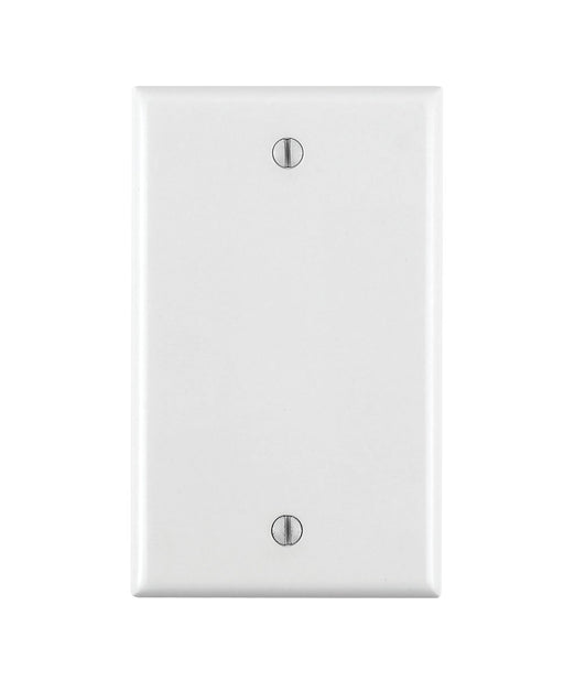 Leviton Electrical Wall Plate, Blank, 1-Gang - White