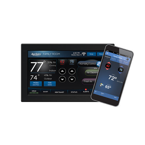 Aprilaire Thermostat, Wi-Fi Automation IAQ Thermostat w/Color Touchscreen - 2 Heat/2 Cool