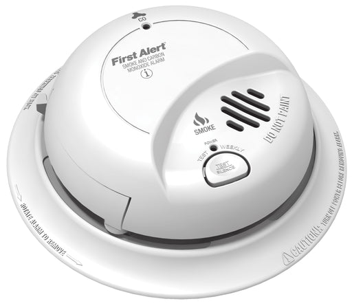 BRK First Alert Smoke & Carbon Monoxide Alarm, Hardwired, 9V Battery