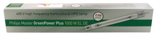 Philips 901552 HPS Grow Lamp, DE Master Green Power GP T EL 1000W, 400V Electronic