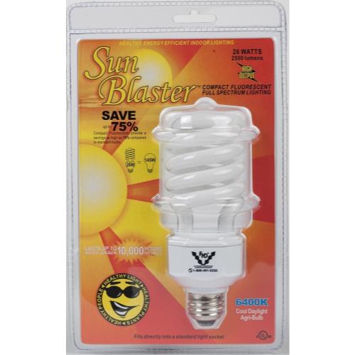 SunBlaster 901892 Fluorescent Grow Lamp, 26 Watt 6400K