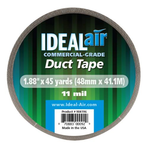 Ideal Air 904196 Ideal-Air Silver Duct Tape - 2" x 45 Yds (24/Cs)