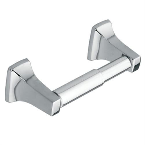 Moen P5080 Contemporary Series Toilet Paper Roll Holder Without Posts, Chrome - Wholesale Packaging