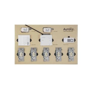 Lutron AuroRa Wireless Lighting Control System, 5-Wireless Light Dimmers w/ Inserts - Ivory