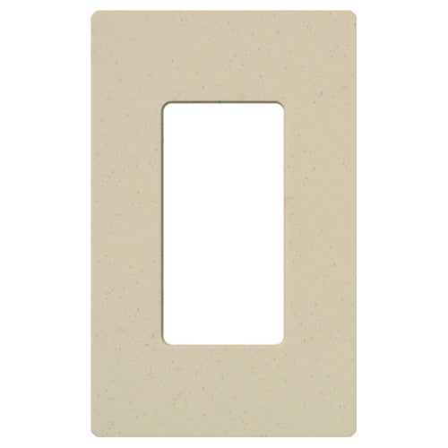 Lutron Electrical Wall Plate, Satin Colors Screwless Decorator, 1-Gang - Stone