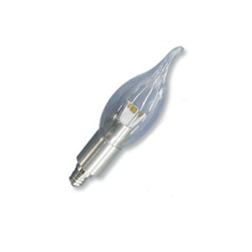 Light Efficient Design LED-3015 Candelabra LED Bulb, Flame Tip, 120V (25W Equiv.) - Dimmable - 2700K - 130 Lm. - 80 CRI