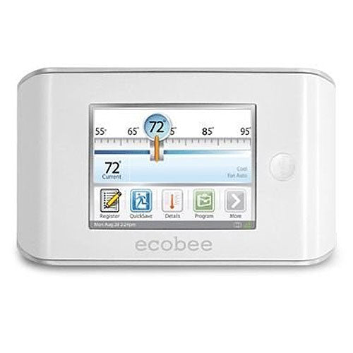 Ecobee EB-EMS-02 Thermostat, Full Color Touch Screen Energy Management System (Open Box Item)