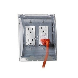 Intermatic Electrical Box, Flexi-Guard In-Use Weatherproof Receptacle Cover - 2-Gang