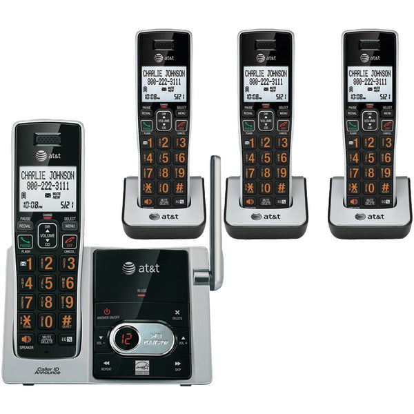 AT&T(R) ATTCL82413 AT&T ATTCL82413 DECT 6.0 Cordless Answering System with Caller ID/Call Waiting (4-handset system)