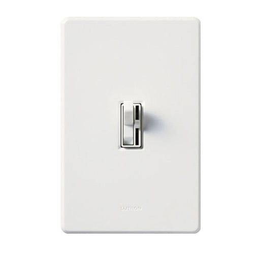 Lutron Dimmer Switch, 600W 1-Pole Ariadni  Toggle Dimmer w/ Locator Light - White