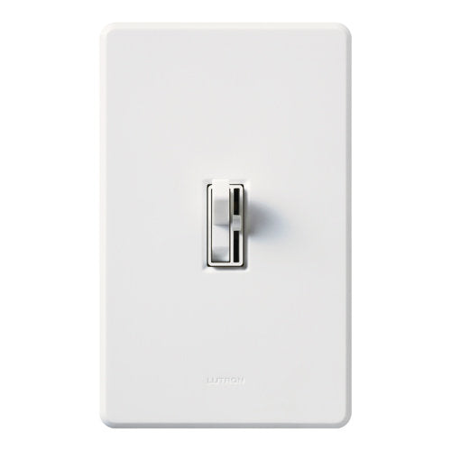 Lutron Dimmer Switch, 600W 3-Way Ariadni  Toggle Dimmer w/ Locator Light - White