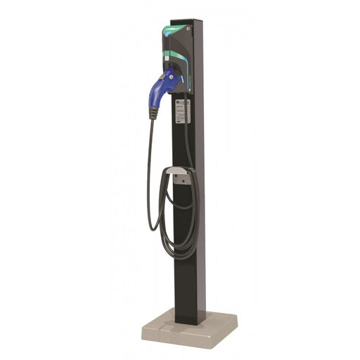 AeroVironment TurboDock Pedestal - Single EV Charging Station, TurboDock Single Commercial/Workplace w/ Pedestal, 16-Amp - 20' Charge Cable