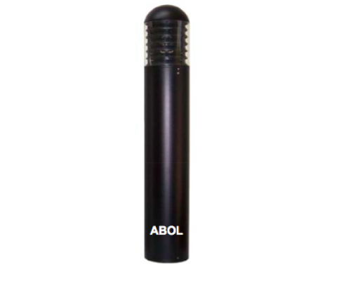 Ark Lighting ABOL-LED LED Landscape Light, 15W 6500K Commercial Bollard Louver Lens - 1384 Lumens - Dark Bronze