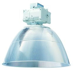 Hubbell Lighting BL-400P8-BC-WH-EX-UPL High Bay Light, 14" 400W Superbay Spun Aluminum Reflector Metal Halide PS QuadTap w/Bulb