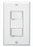Broan Multi Function Wall Control Switch, 120V 15A, 2-Switch - White