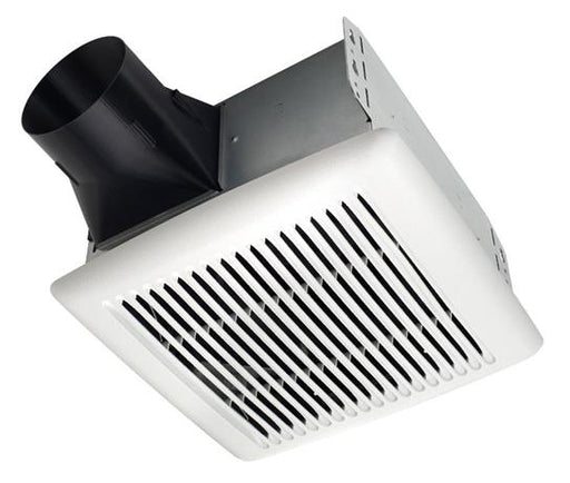 Broan Quiet Bath Fan, 110 CFM 1.3 Sones, InVent Series Single-Speed Fan for 4" Duct
