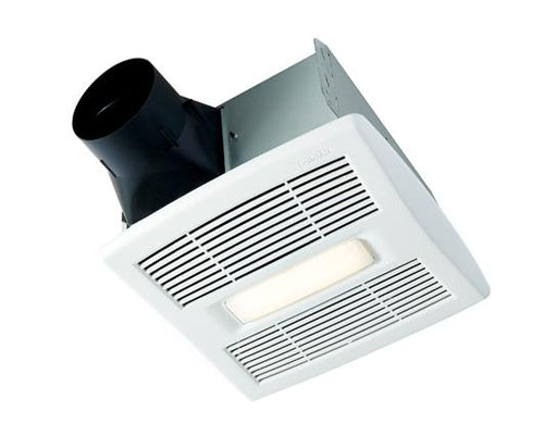 Broan Quiet Bath Fan, 80 CFM 1.5 Sones, InVent Series Single-Speed Fan w/LED Light for 4" Duct