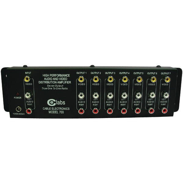 CE LABS(R) AV 700 Prograde Composite A/V Distribution Amp (1 input - 7 output)