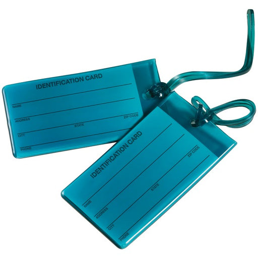 TRAVEL SMART(R) TS03TEAL6 Travel Smart TS03TEAL6 Jelly Luggage Tags, 2 pk