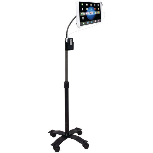 CTA DIGITAL PAD-SCGS CTA Digital PAD-SCGS Compact Security Gooseneck Floor Stand with Lock & Key Security System for iPad/Tablet