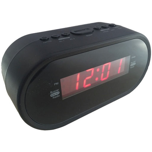 SYLVANIA(R) SCR1221 .6" Digital Alarm Clock Radio