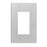 Lutron Wall Plate, Screwless Decora-Style, Claro 1-Gang - Stainless Steel