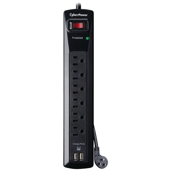 CYBERPOWER(R) CSP604U CyberPower CSP604U 6-Outlet Professional Surge Protector