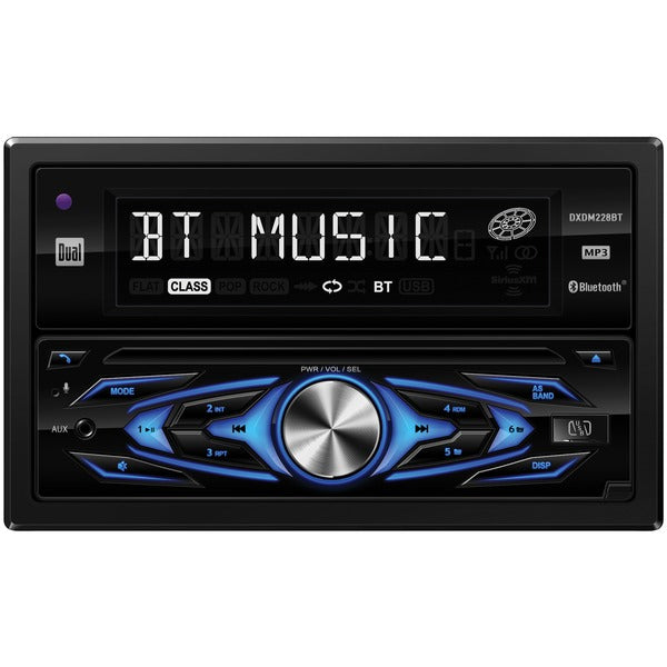 DUAL(R) DXDM228BT Dual DXDM228BT Double-DIN In-Dash CD AM/FM Receiver with Bluetooth