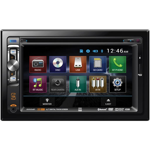 DUAL(R) XDVD256BT Dual XDVD256BT 6.2" Double-DIN In-Dash DVD Receiver with Bluetooth