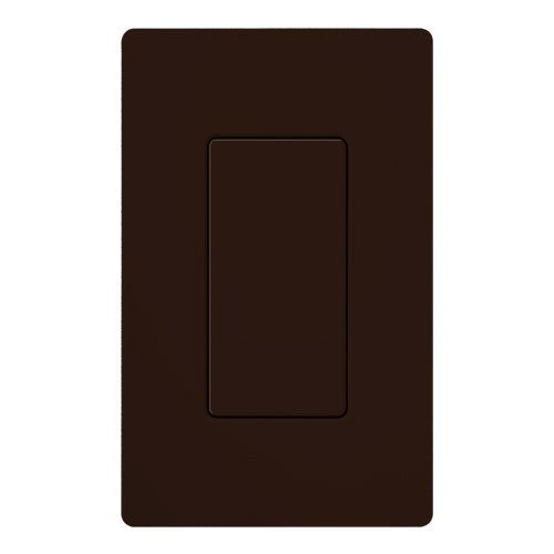 Lutron Electrical Wall Plate, Diva Blank Insert, Gloss Finish - Brown