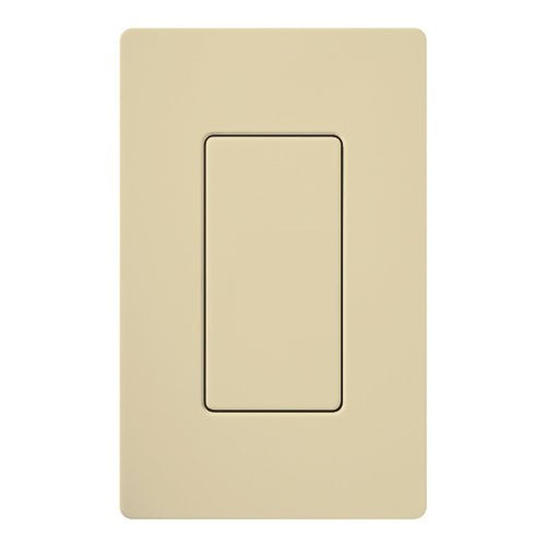 Lutron Electrical Wall Plate, Diva Blank Insert, Gloss Finish - Ivory