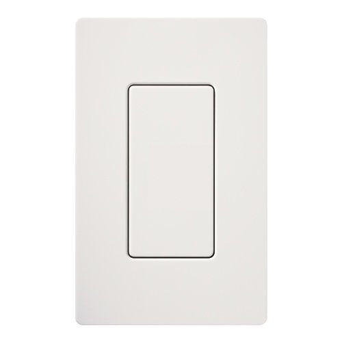 Lutron Electrical Wall Plate, Diva Blank Insert, Gloss Finish - White