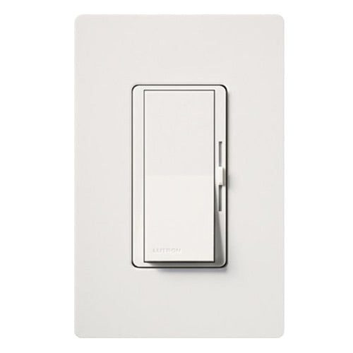 Lutron Dimmer Switch, 600W 3-Way Magentic Low Voltage Diva Light Dimmer - Satin White