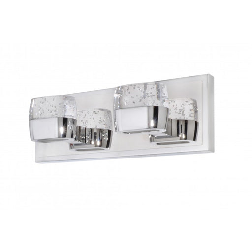 ET2 Contemporary Lighting E22892-89PC LED Bathroom Lighting, Volt 2-Light Vanity Fixture - Polished Chrome