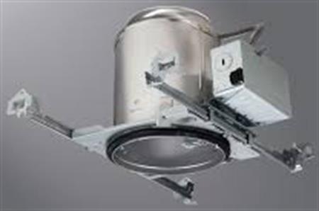 Halo LED Recessed Lighting Housing, 5" IC Rated, Air-Tite, New Construction Housing - 120V (No Socket Brackets)