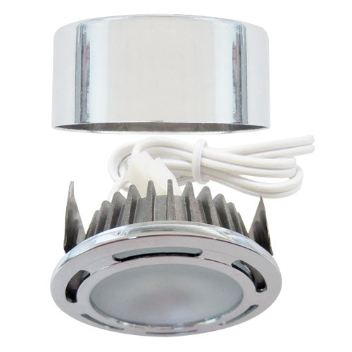 Elco Lighting LED Under Cabinet Puck Light, 3W 3000K - 180 Lumens - Nickel